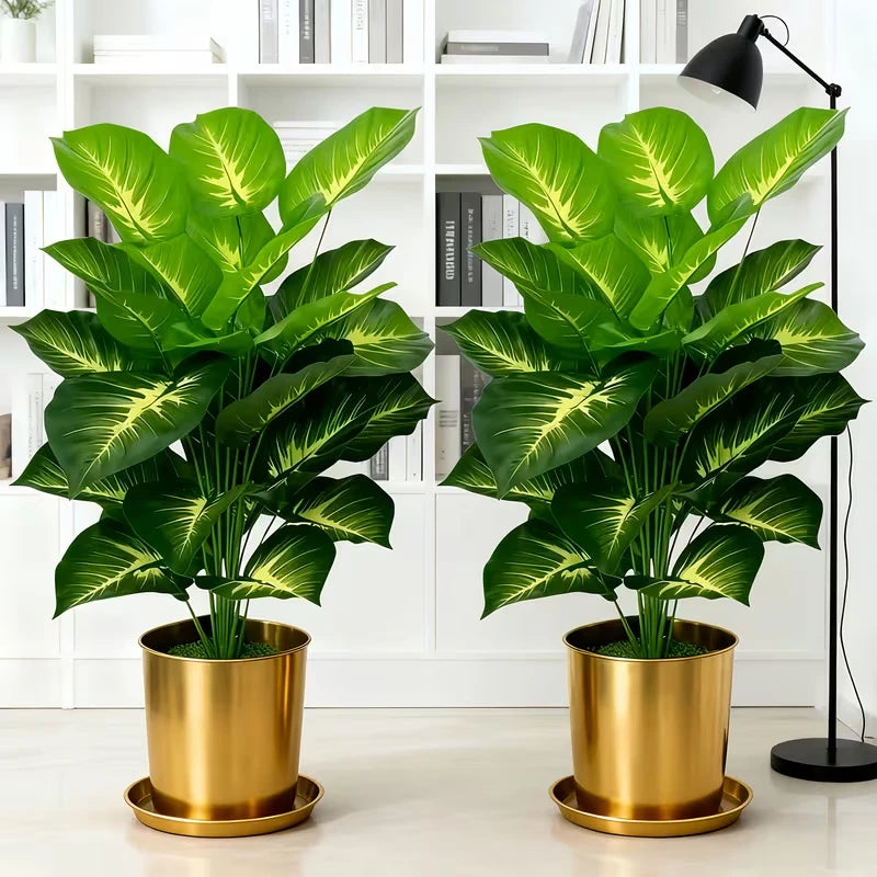 Two Pothos Artificial Plants for Indoor and Outdoor Decor