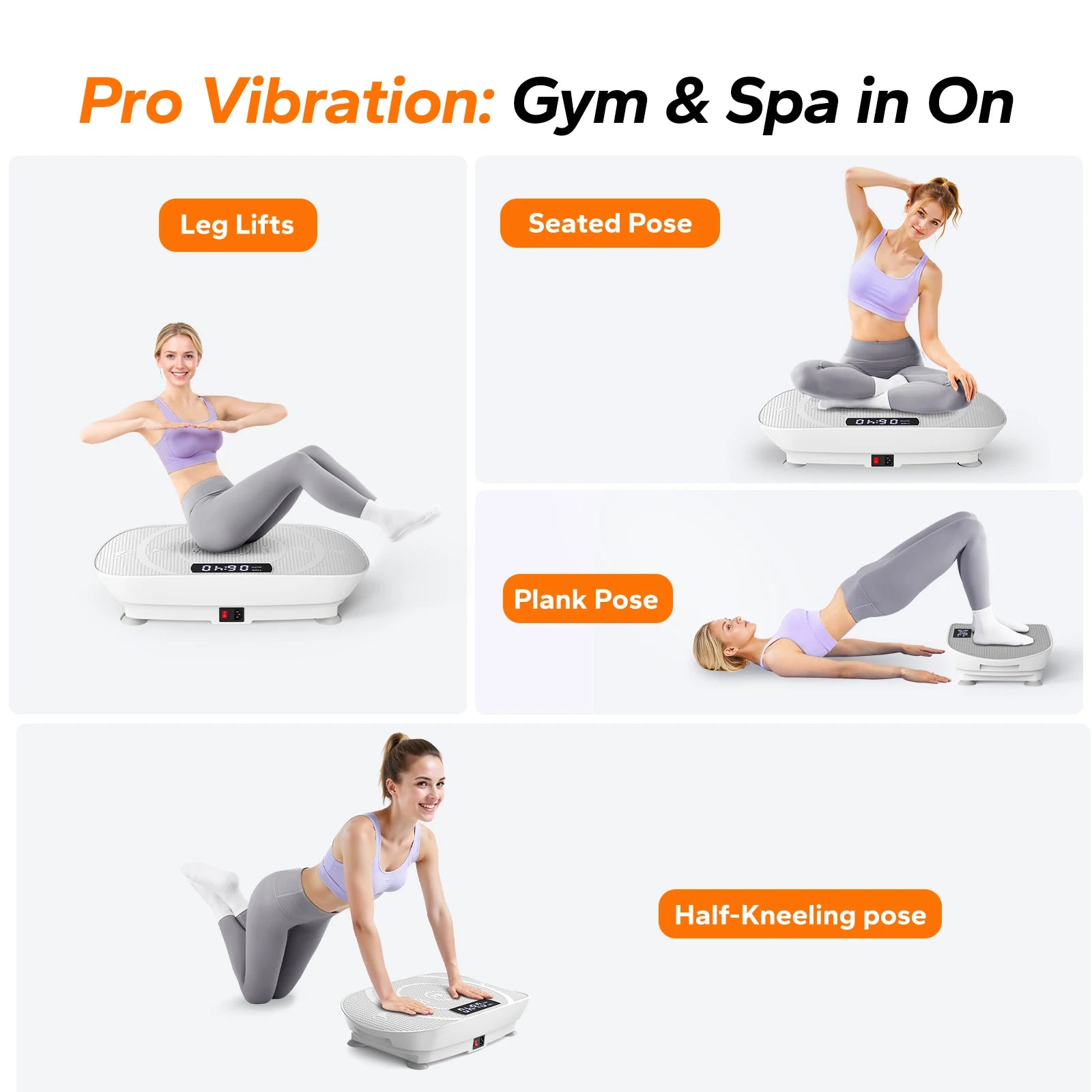 MERACH Vibration Plate CV30 Exercise Machine For Whole Body Workout