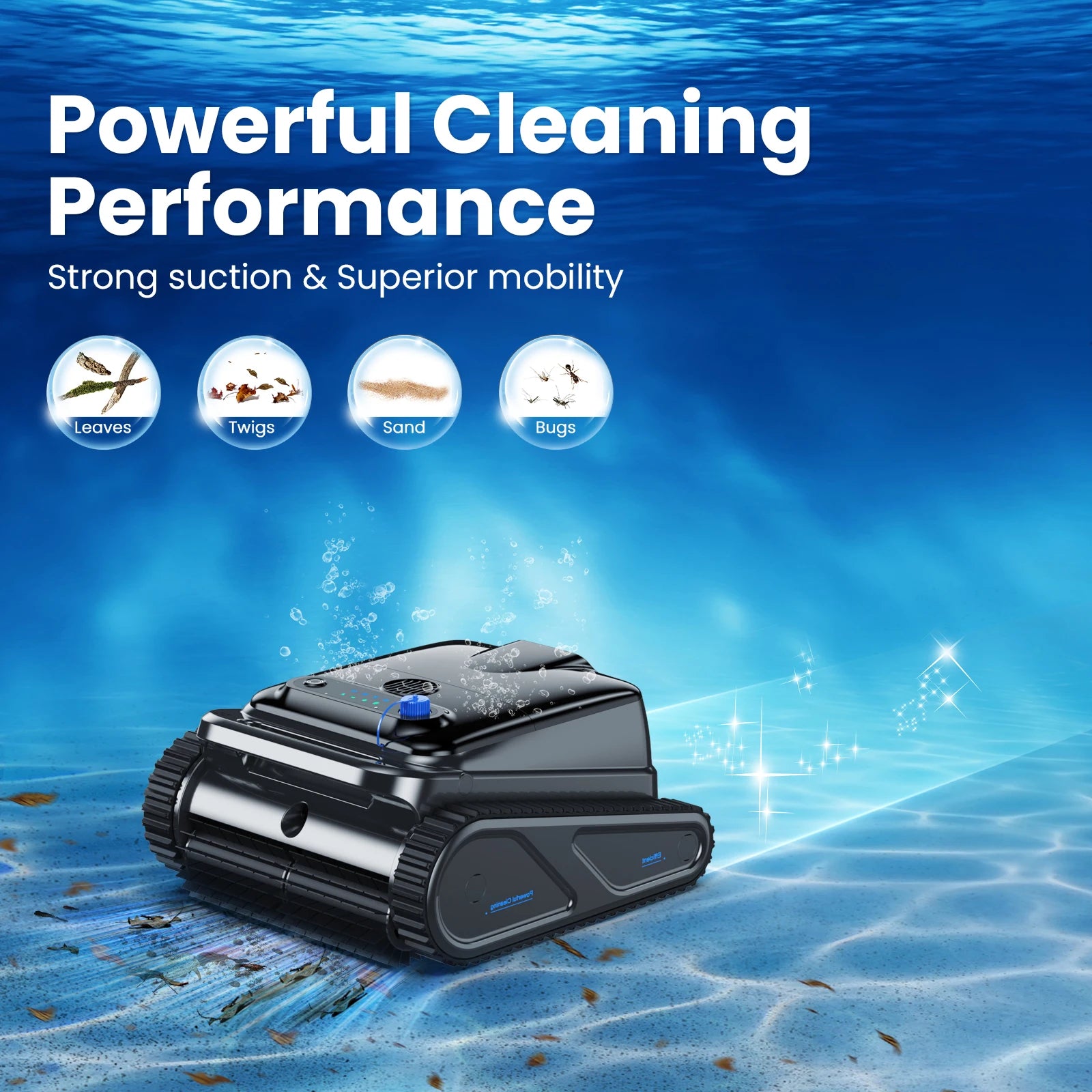 Vastorm Y50S Cordless Robotic Pool Cleaner Self Parking