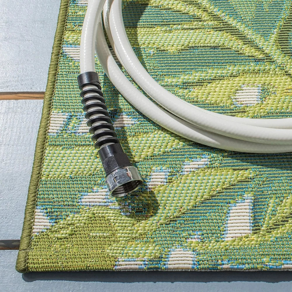 Non-Shedding Washable Outdoor Rug For Patio And Backyard