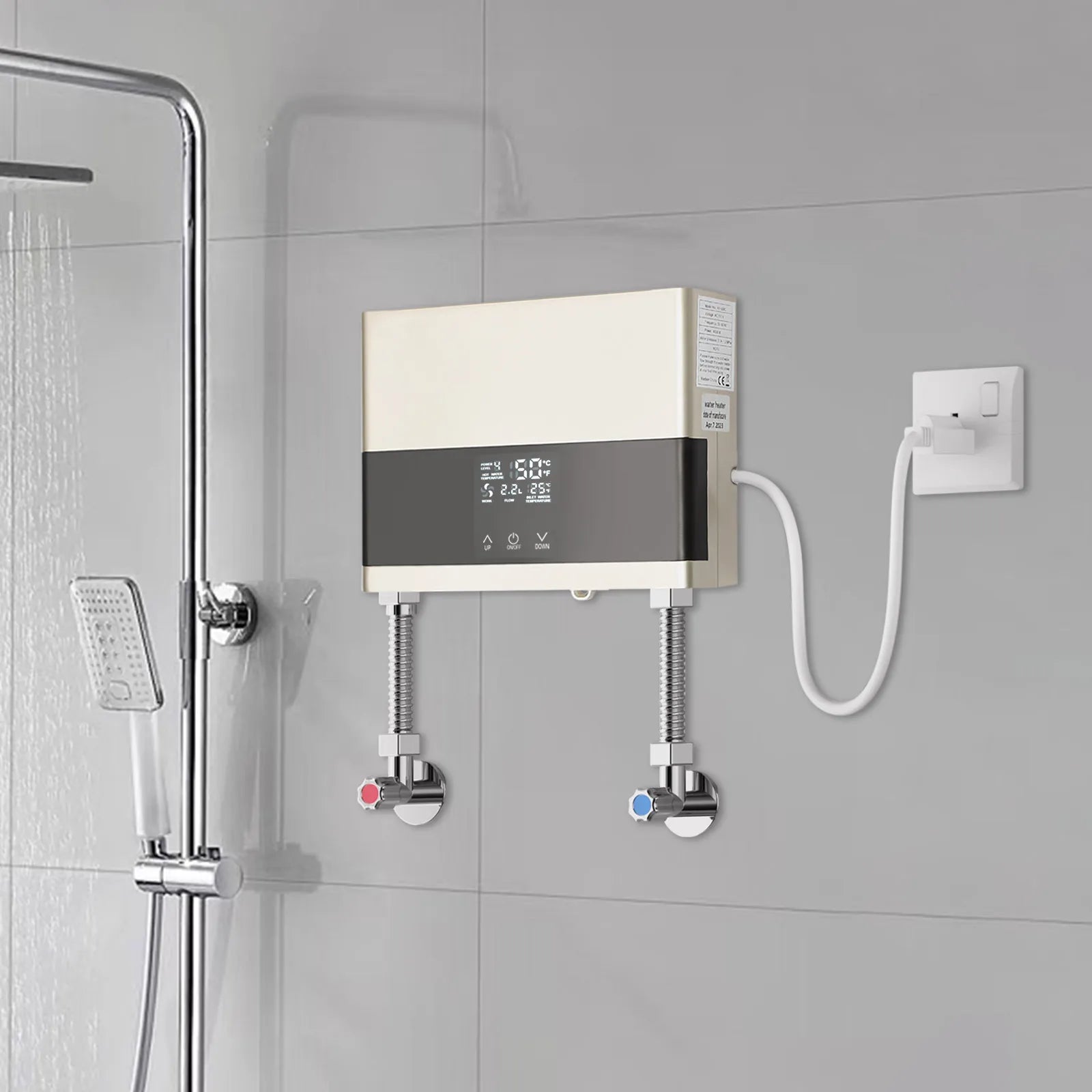 Sweetmile 110V 4000W Mini Electric Water Heater Instant Hot Water For Kitchen