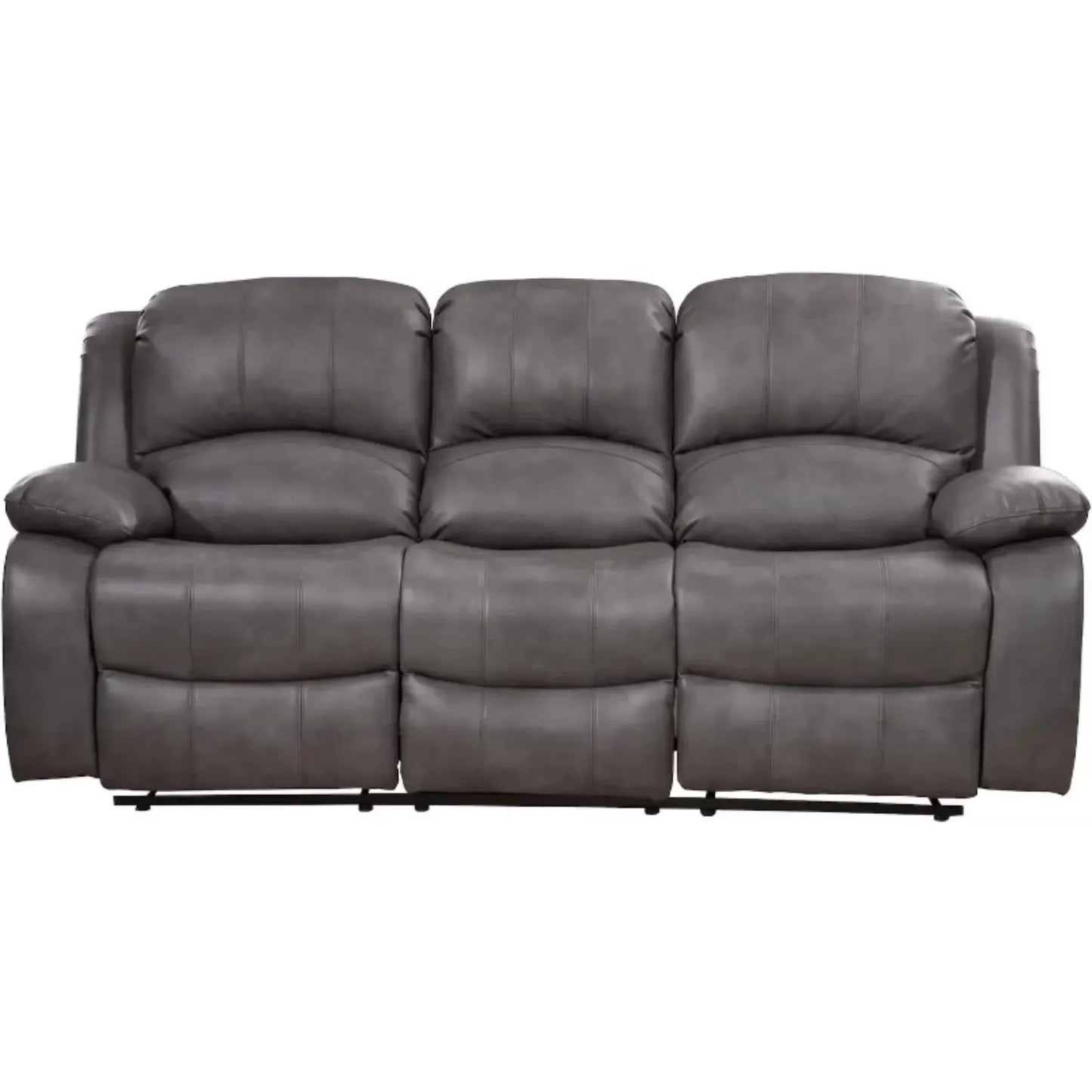 Leather Air Reclining Sofa Loveseat Set