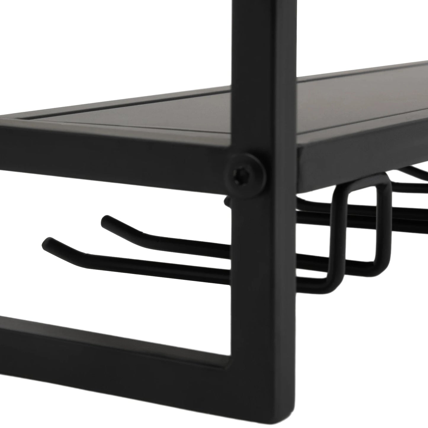 Wall Mounted Wine Rack Glass Holder For Home Bar Metal