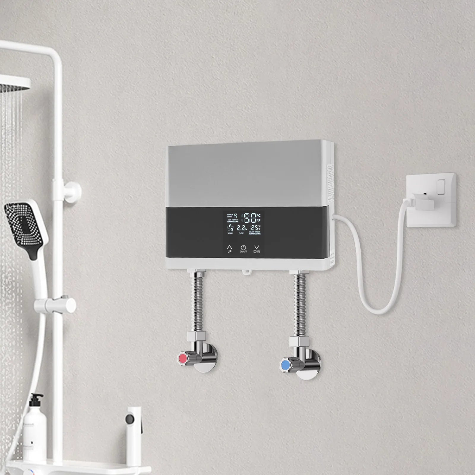 Sweetmile 110V 4000W Mini Electric Water Heater Instant Hot Water For Kitchen