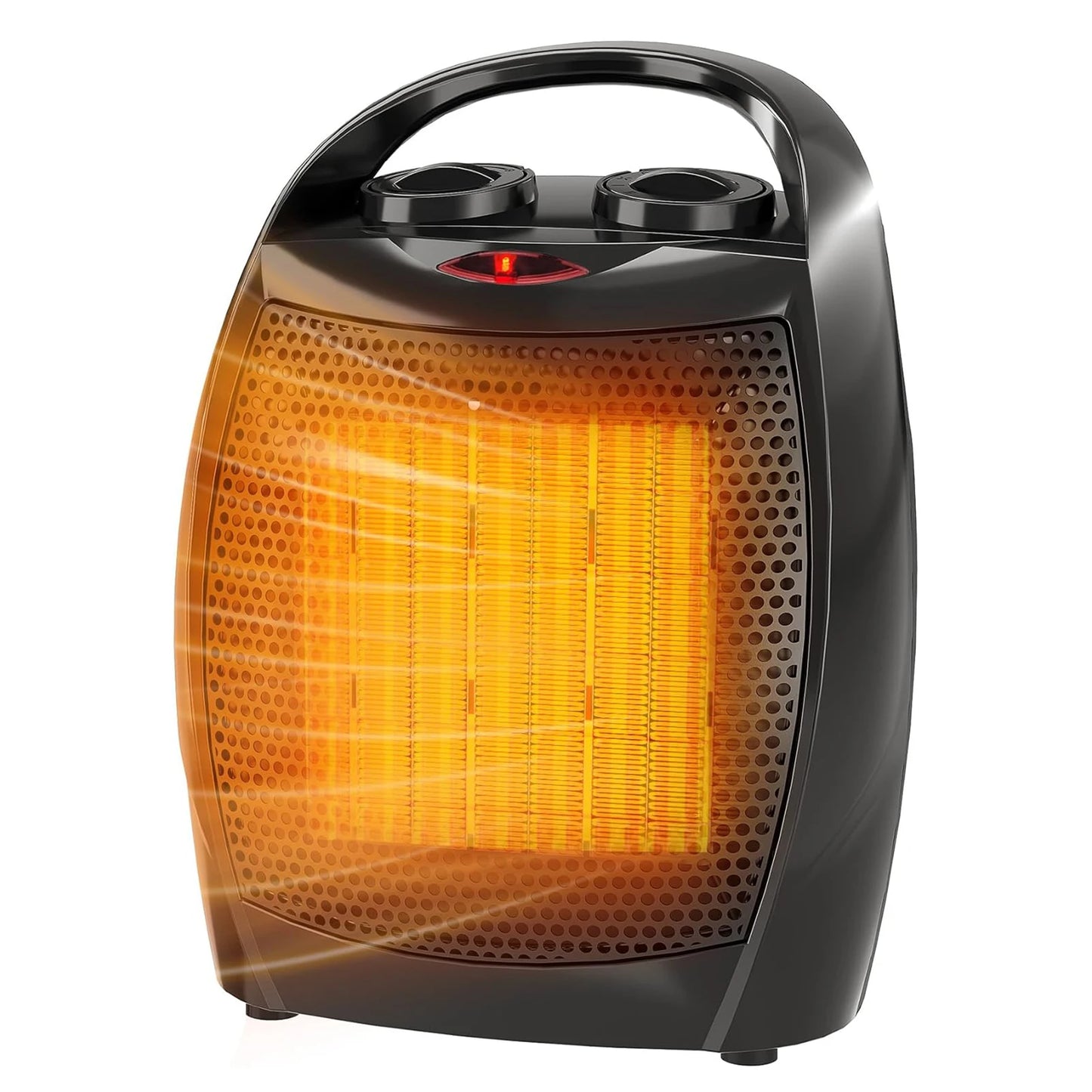 Acekool Portable Ceramic Heater And Fan 1500W Thermostat Safe Quiet