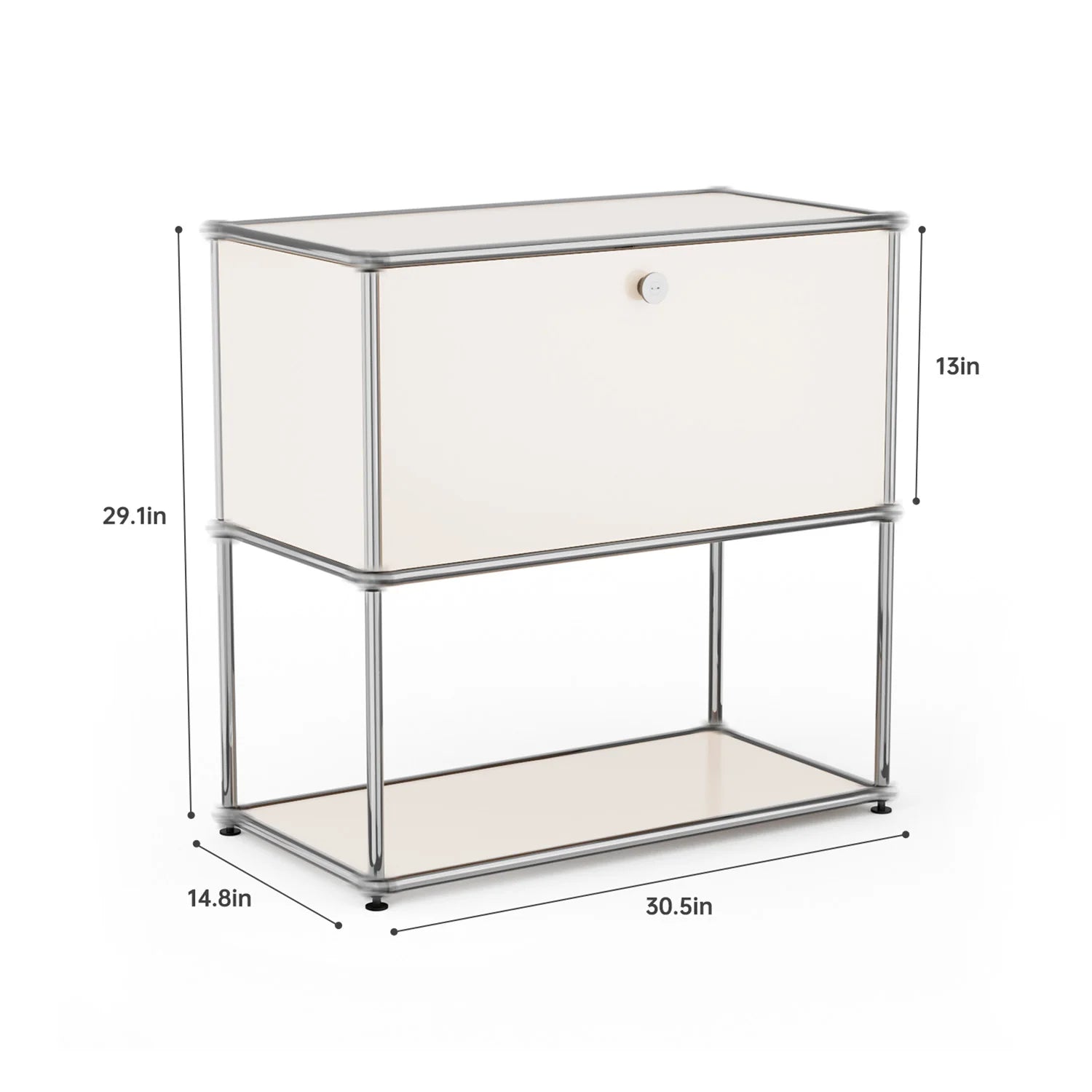 Modern Stainless Steel Storage Cabinet For Living Room And Home Office TV Stand