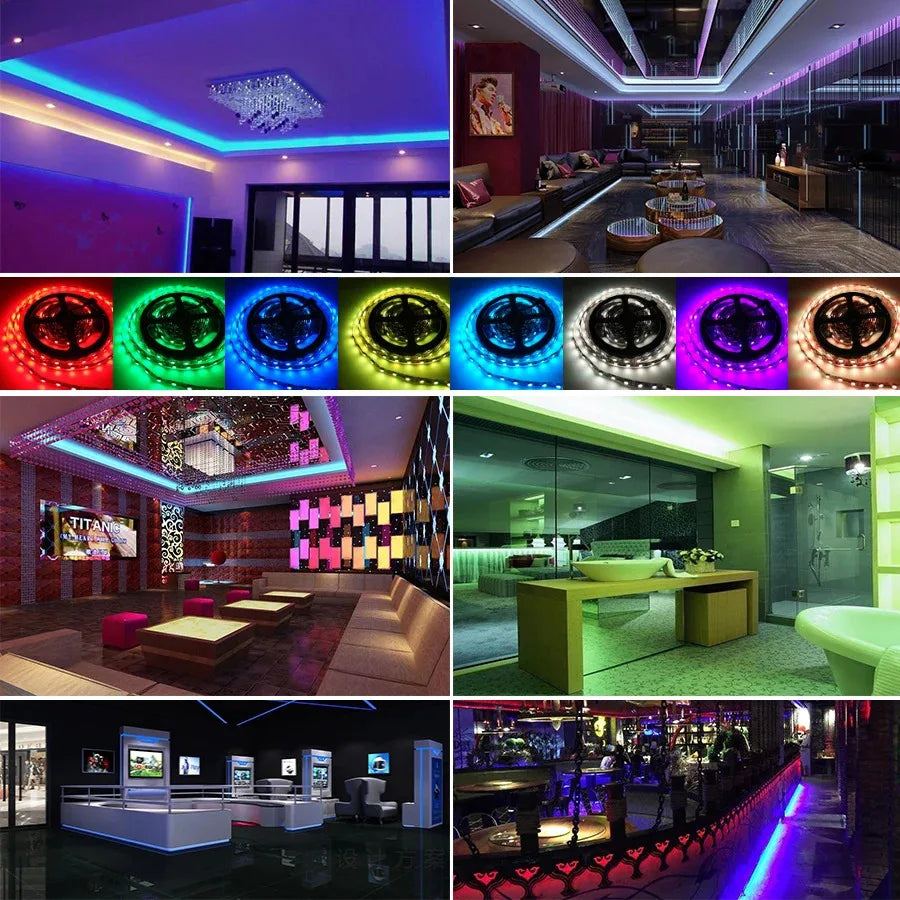 GOOLOOK 30LED RGB LED Strip Light With Bluetooth Controller