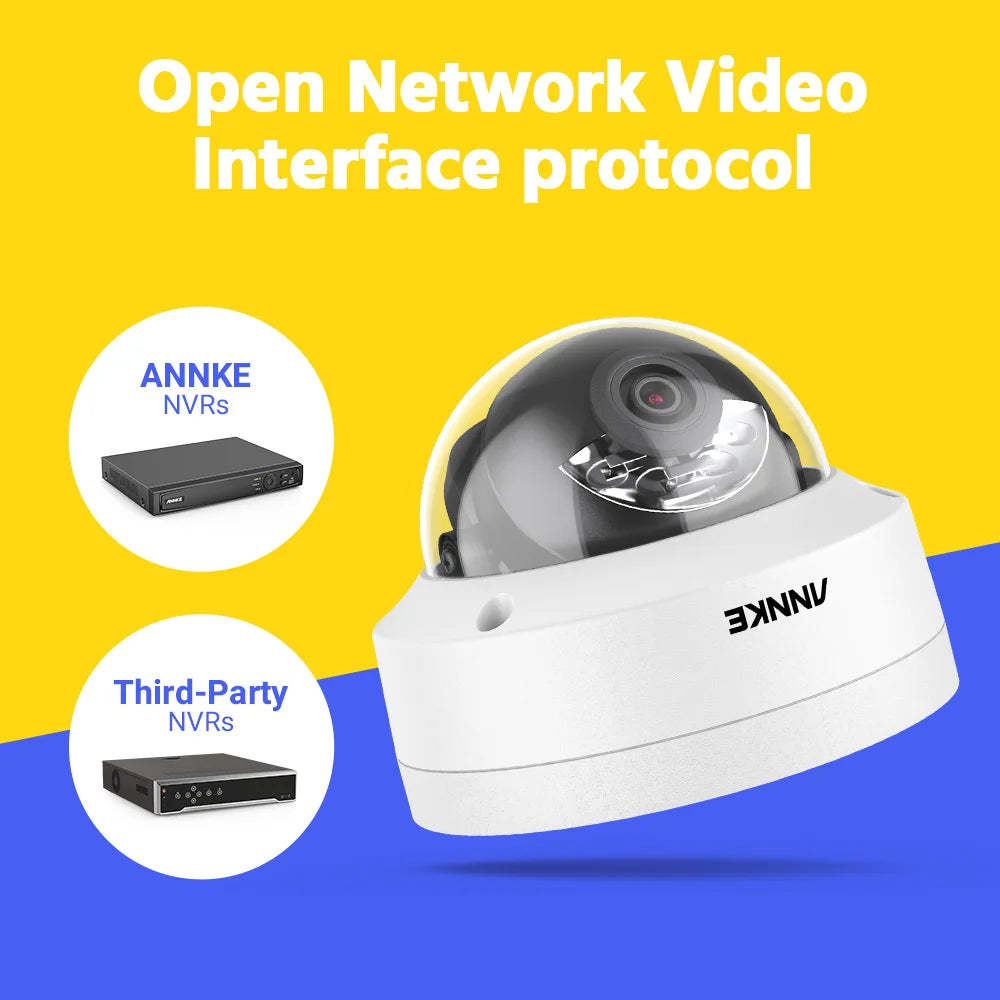 ANNKE 8MP 4K IP Camera With PoE And Motion Detection