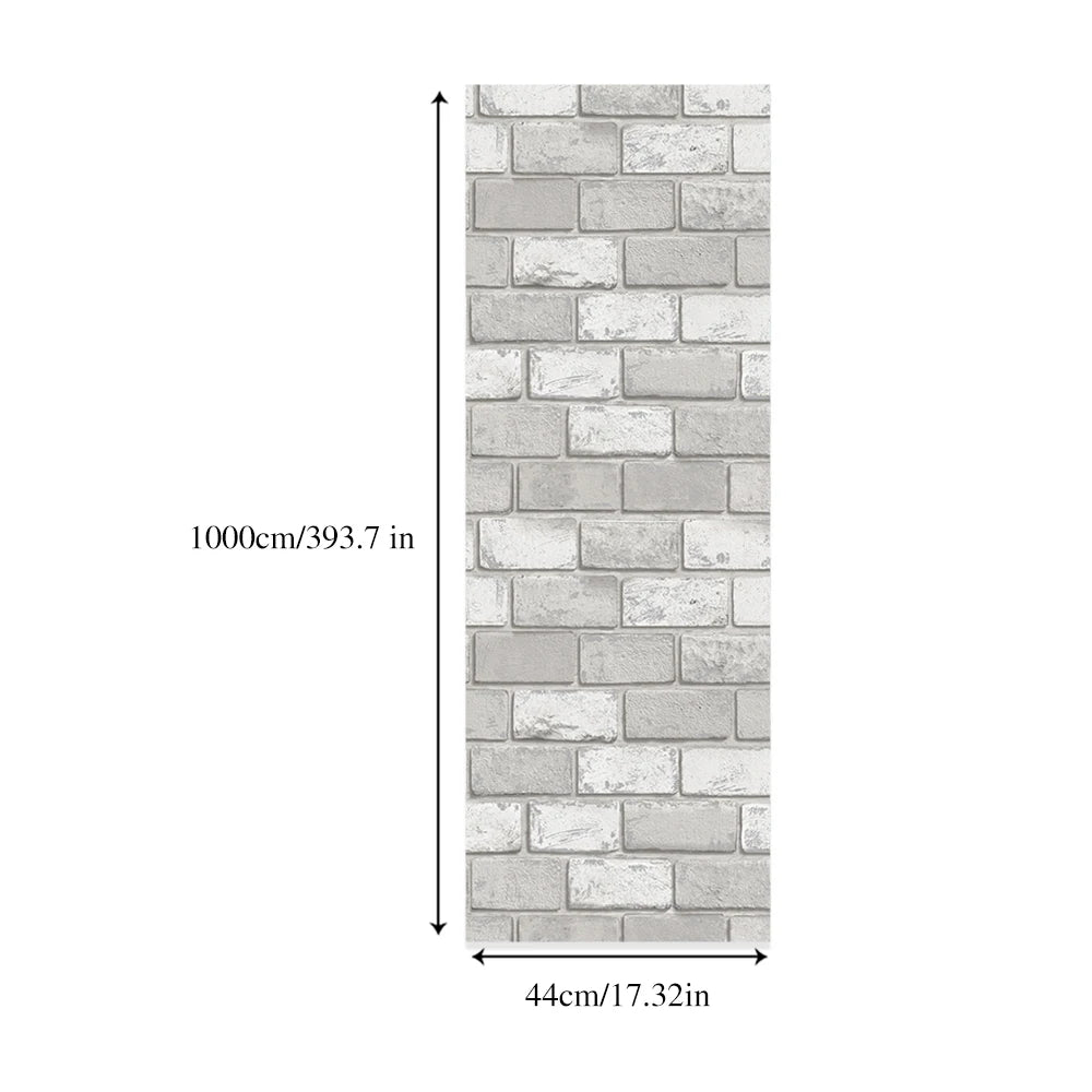 Peel And Stick Wallpaper Brick Pattern For Interior Walls