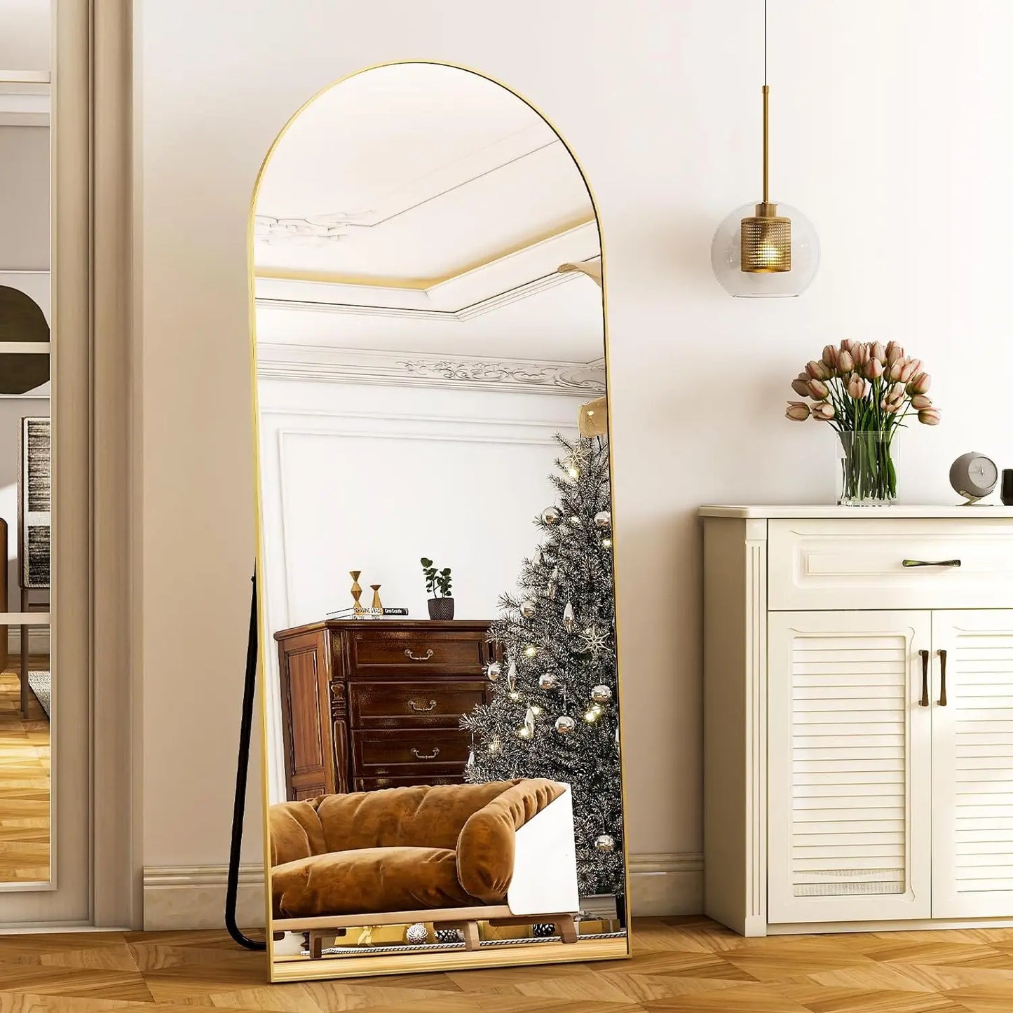 HARRITPURE Full Length Mirror With Aluminum Frame For Home