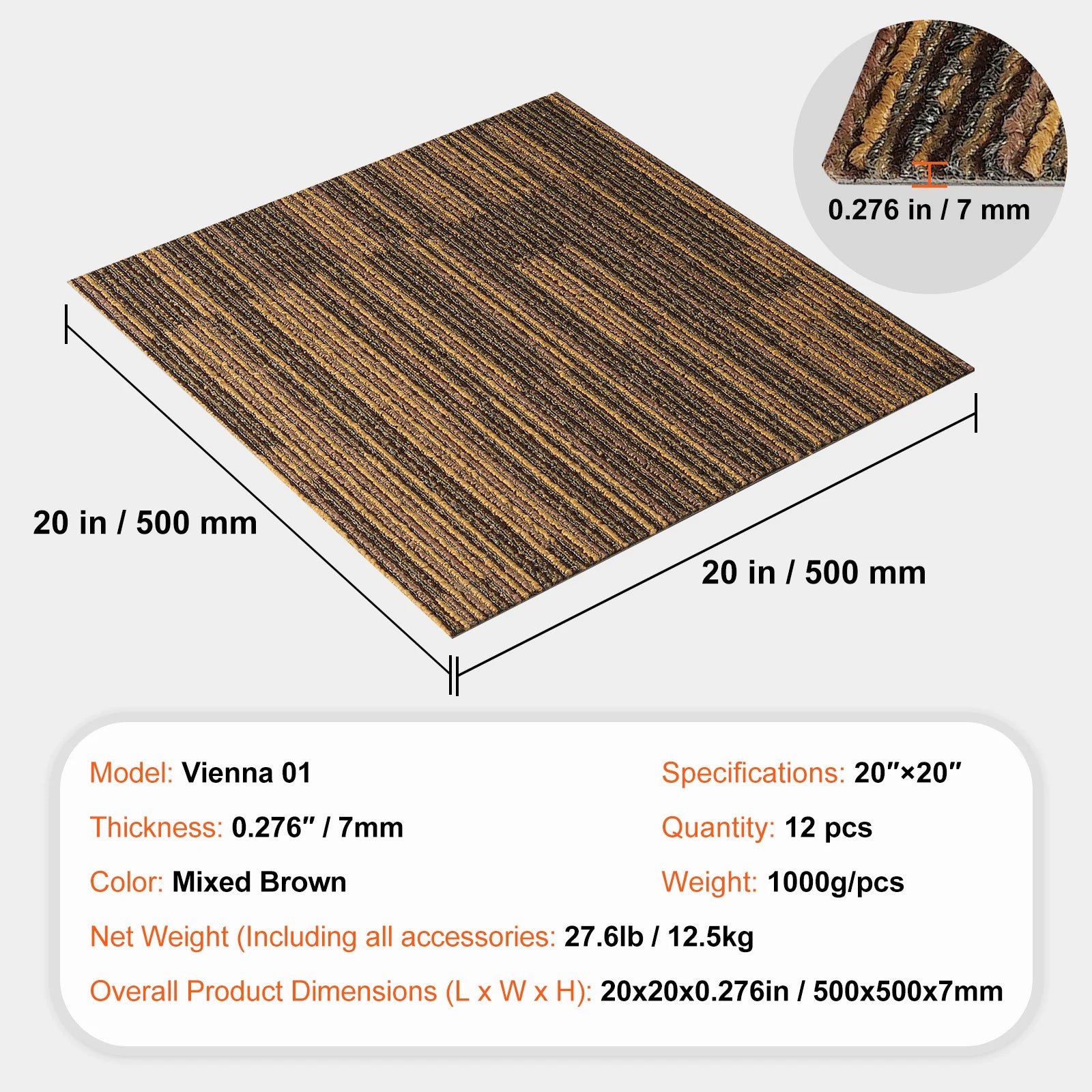 Padded Carpet Tiles For Soft And Anti Slip Indoor Flooring
