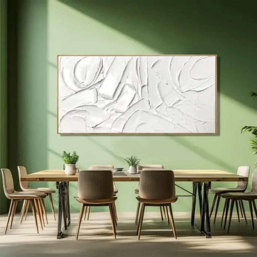 Abstract Modern Wall Art Poster On Canvas Framed Decor