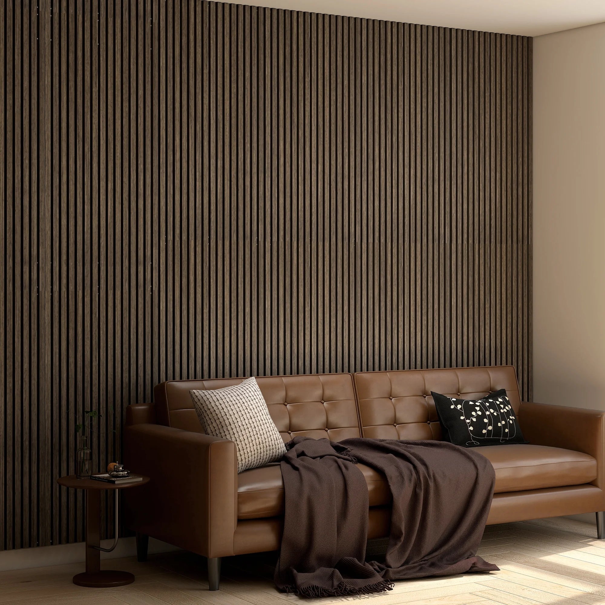 Modern Wood Slat Acoustic Panels For Wall Sound Absorption