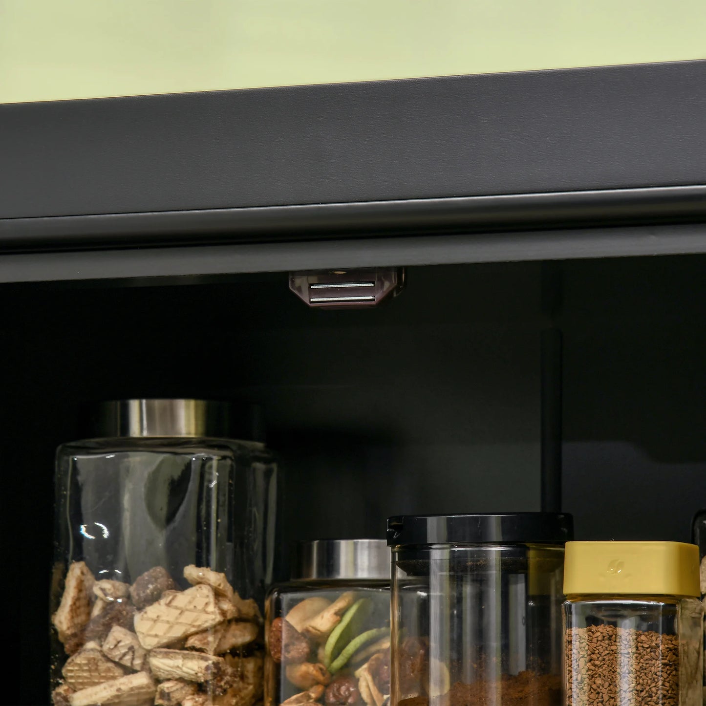 HOMCOM Modern Kitchen Pantry Cabinet With Doors And Shelves