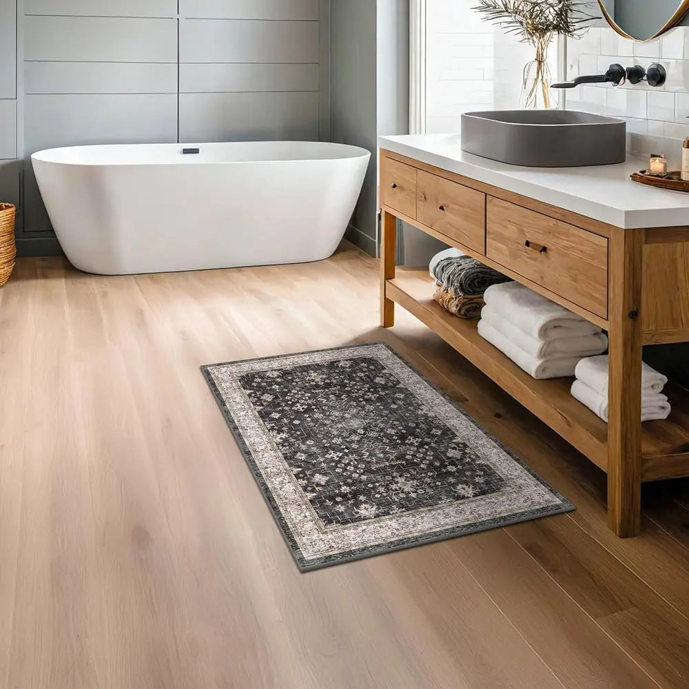 Entry Rug Non Slip Stain Resistant For Kitchen Bathroom Entrances