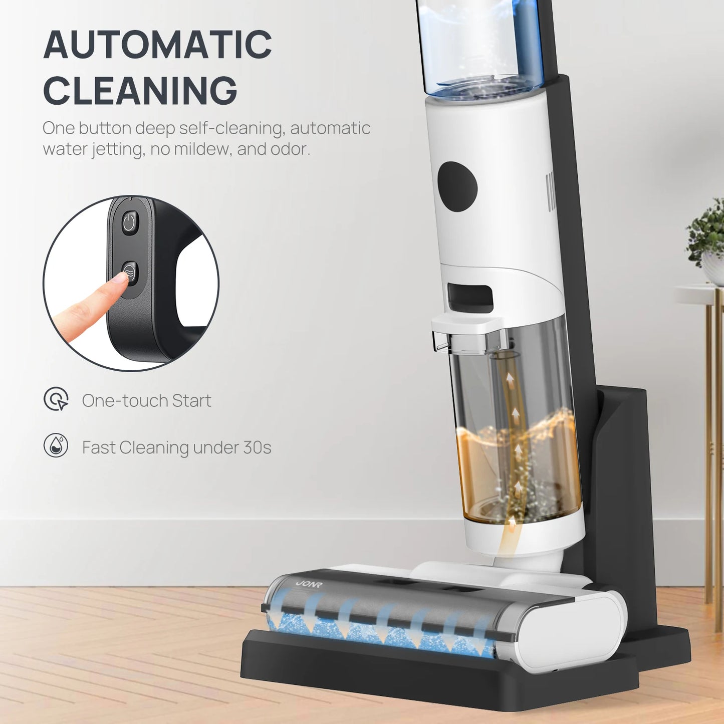 Jonrd ED12 Wet Dry Vacuum and Floor Washing Cleaner