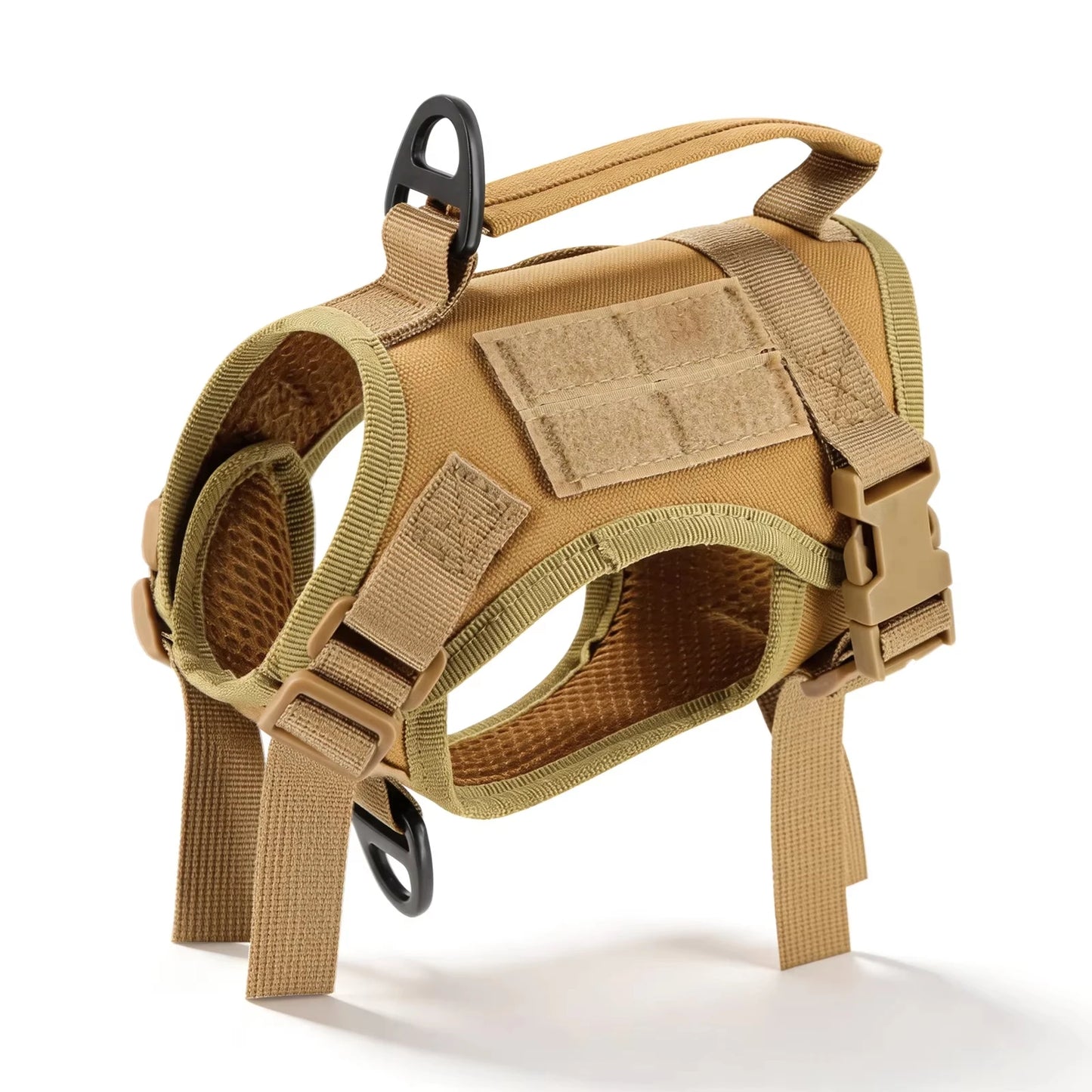 Tactical Cat Harness Adjustable And Leash Set Escape Proof Soft Mesh With Handle