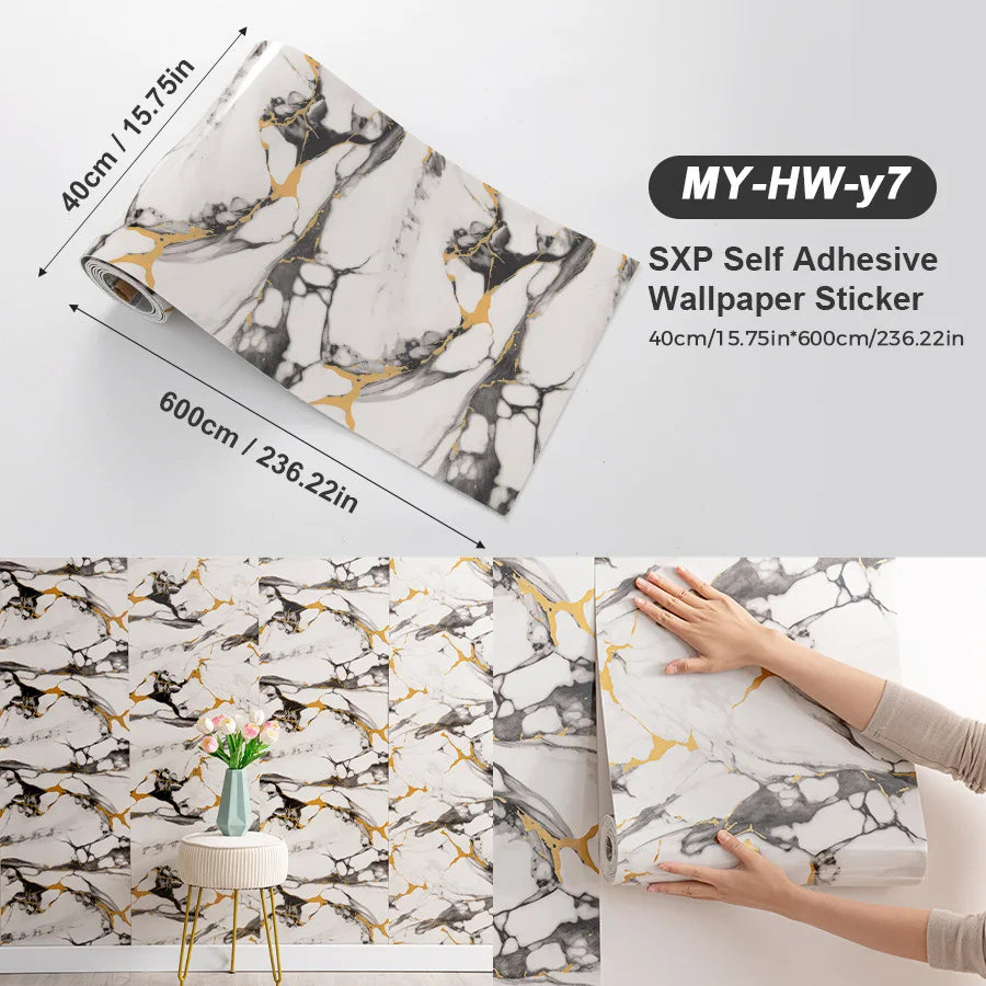 Self-Adhesive Marble Wall Sticker Peel And Stick For Indoor Use