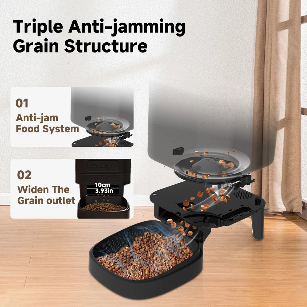 Nityers Automatic Cat Feeder With HD Camera WiFi Night Vision