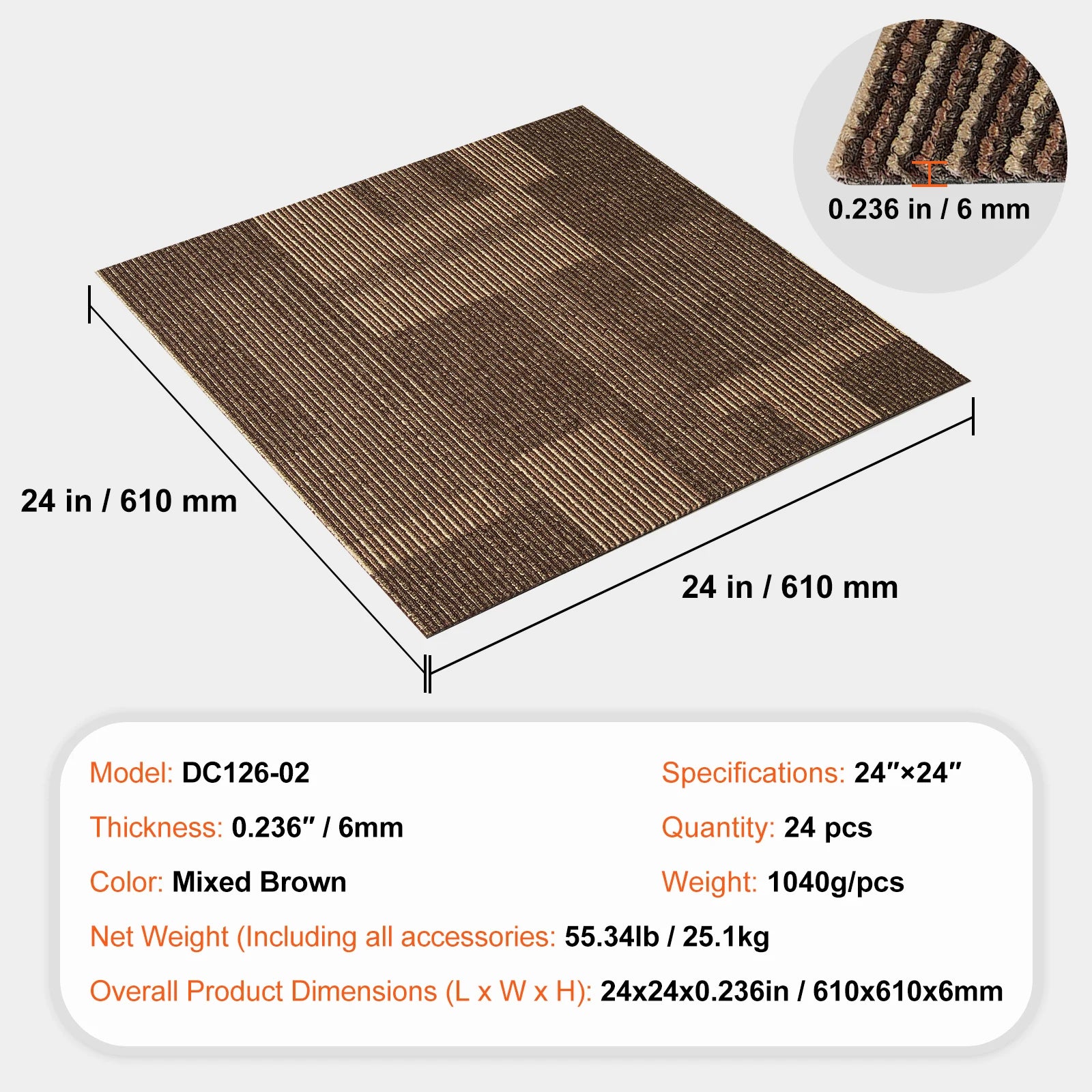 Padded Carpet Tiles For Soft And Anti Slip Indoor Flooring