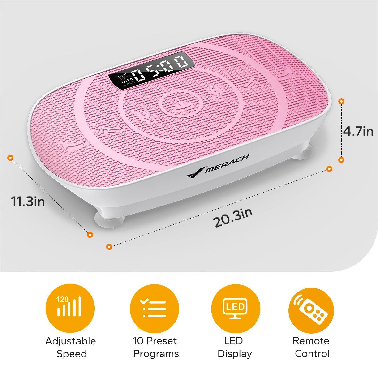 MERACH Vibration Plate CV30 Exercise Machine For Whole Body Workout