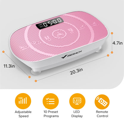 MERACH Vibration Plate CV30 Exercise Machine For Whole Body Workout