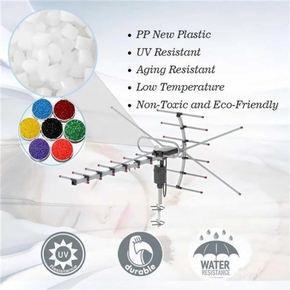 Elenxs TA-001 360 Rotation UV Antenna For 45-230 MHz And 470-860 MHz Outdoor