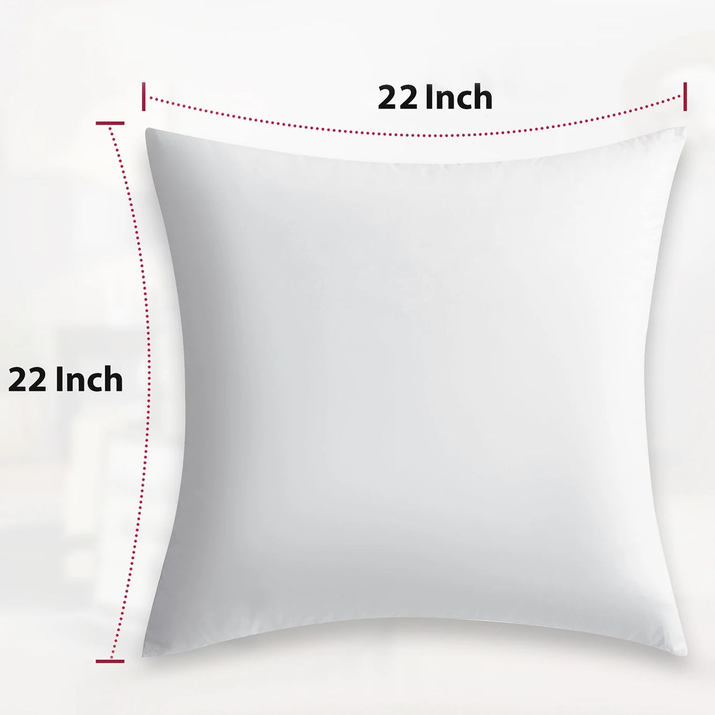 LDC Lux Decor Pillow Inserts Set Of 4 Premium Fill