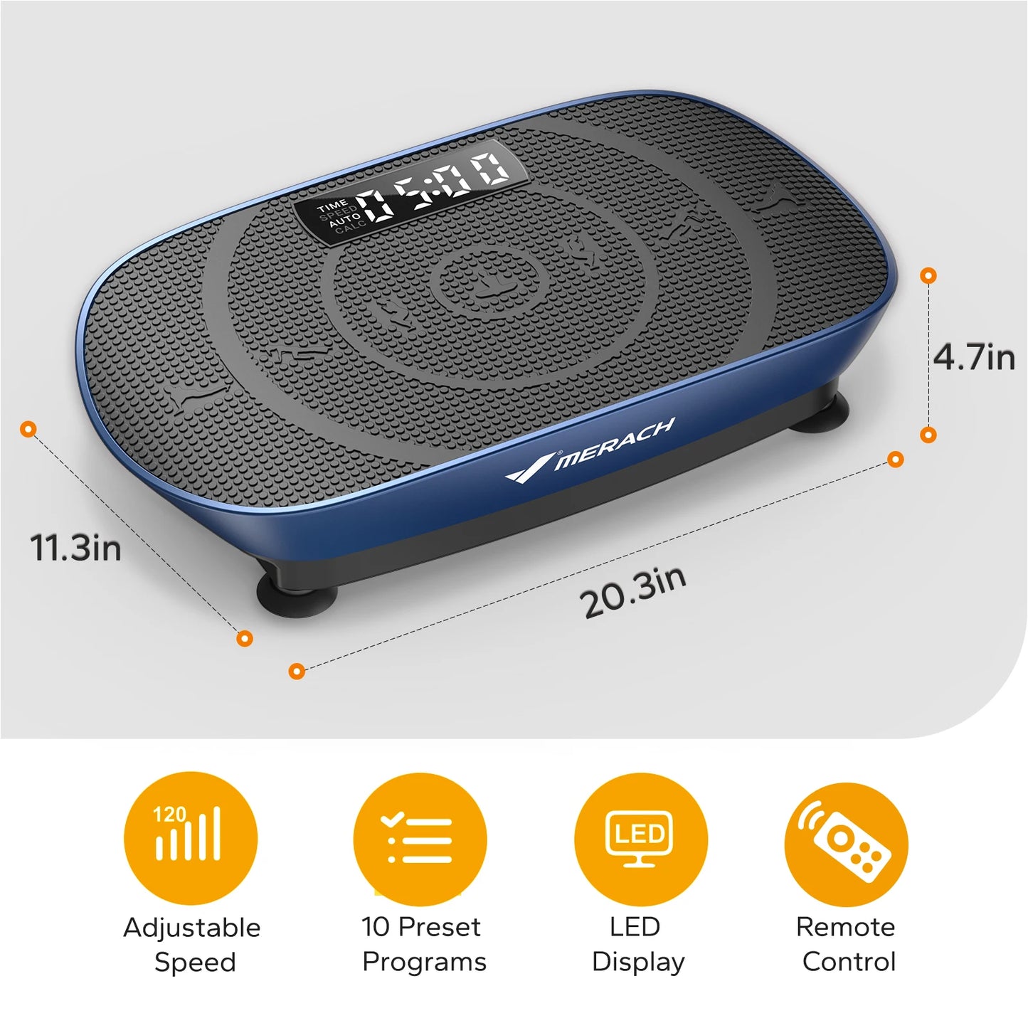MERACH Vibration Plate CV30 Exercise Machine For Whole Body Workout