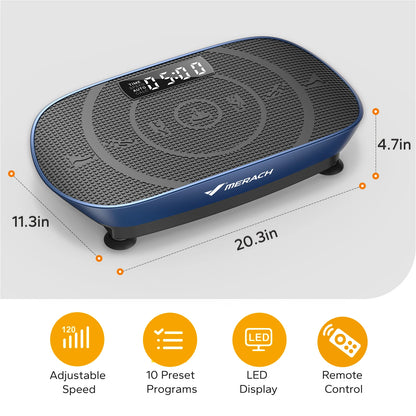 MERACH Vibration Plate CV30 Exercise Machine For Whole Body Workout