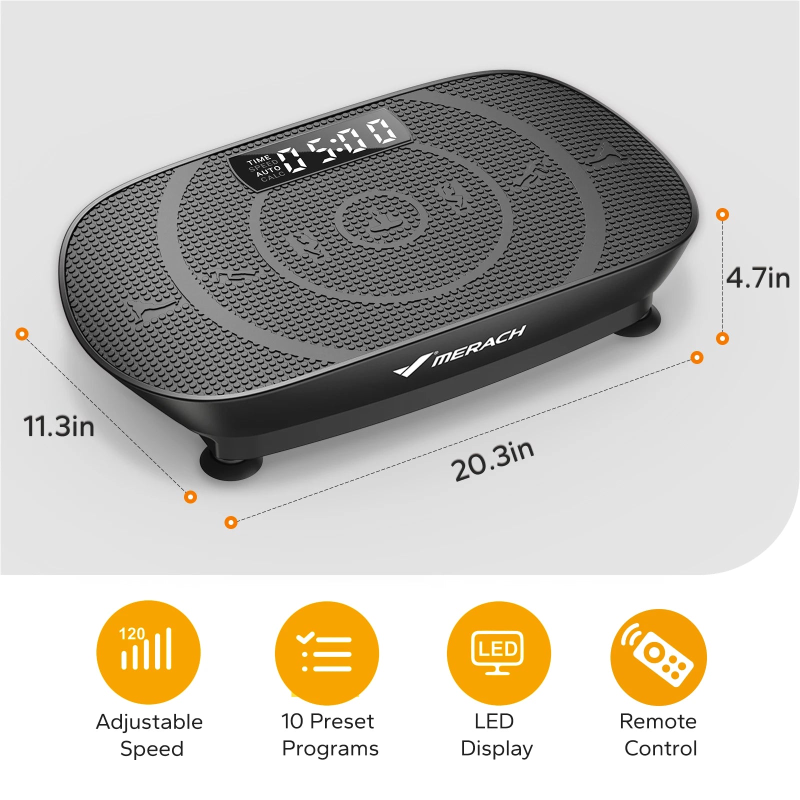 MERACH Vibration Plate CV30 Exercise Machine For Whole Body Workout