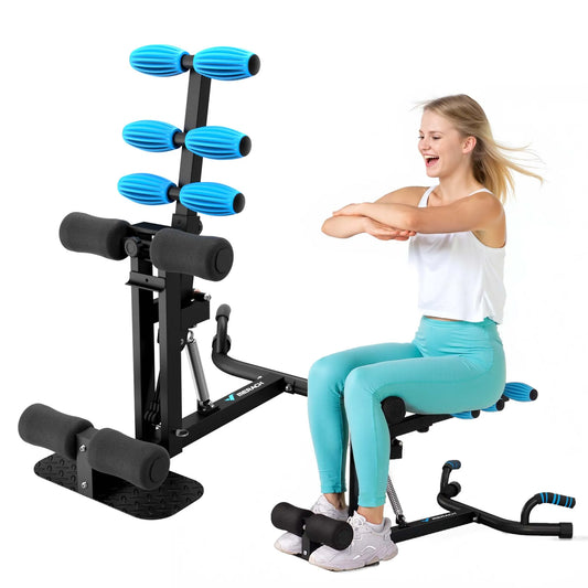 MERACH Deep Squat Machine Glutes Trainer for Core Leg Workouts
