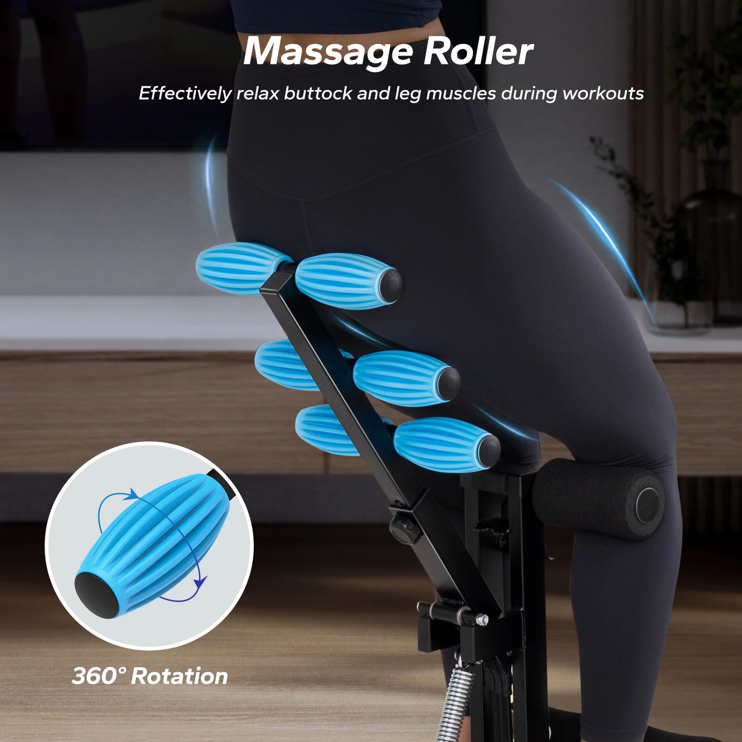MERACH Deep Squat Machine Glutes Trainer for Core Leg Workouts