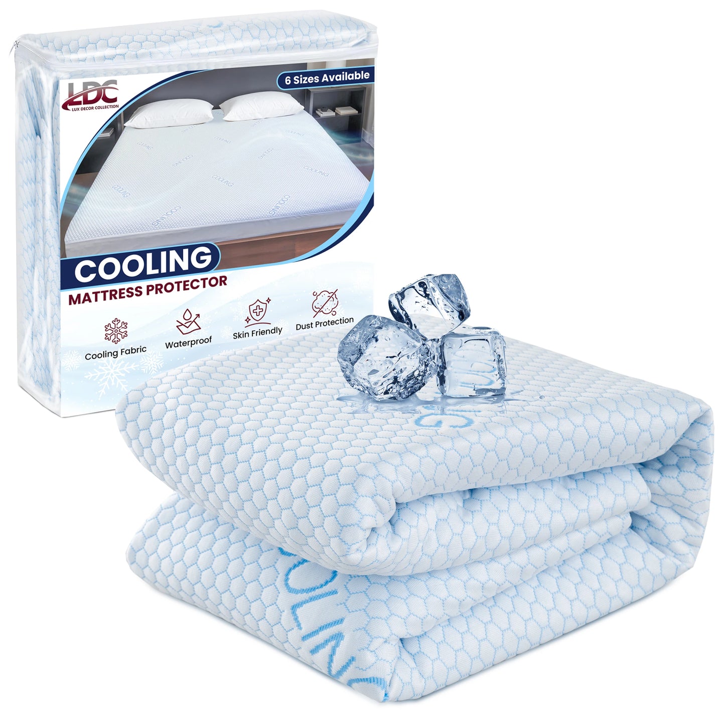 Lux Décor Waterproof Mattress Protector by LDC Lux Decor Collection