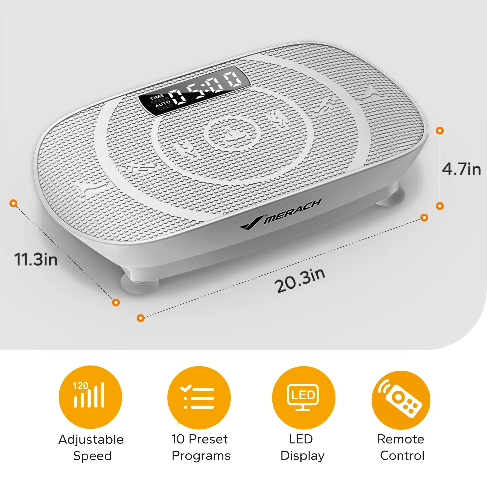 MERACH Vibration Plate CV30 Exercise Machine For Whole Body Workout