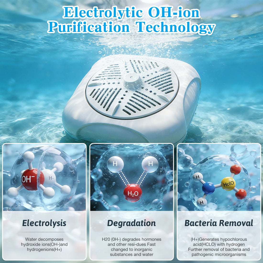 Hypochlorous Acid Disinfectant Generator For Meat And Produce Cleaning