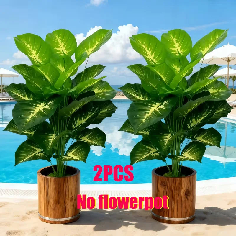 Two Pothos Artificial Plants for Indoor and Outdoor Decor