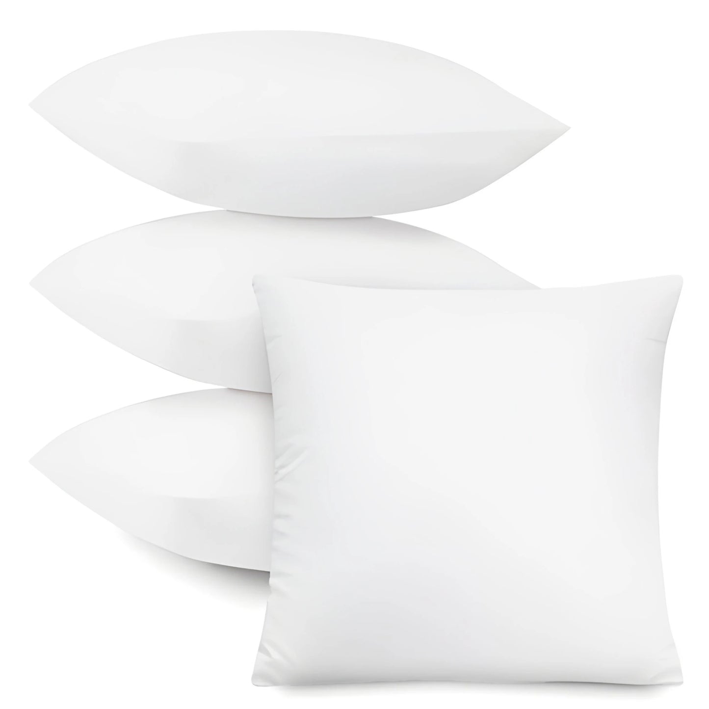 LDC Lux Decor Pillow Inserts Set Of 4 Premium Fill