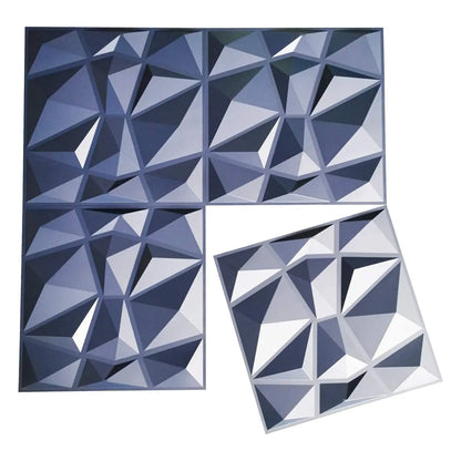 Art3d 3D PVC Wall Panels Relief Diamond Design Home Decor