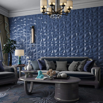 Art3d 3D PVC Wall Panels Relief Diamond Design Home Decor