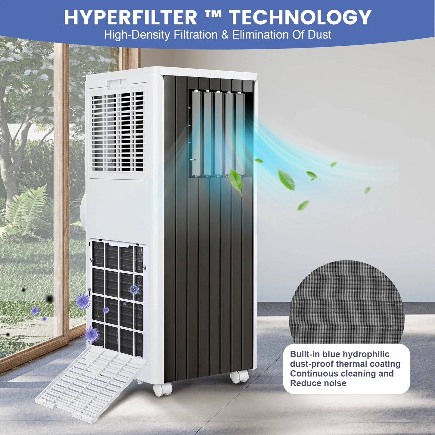 Acekool Portable Air Conditioner With Dehumidifier And Fan