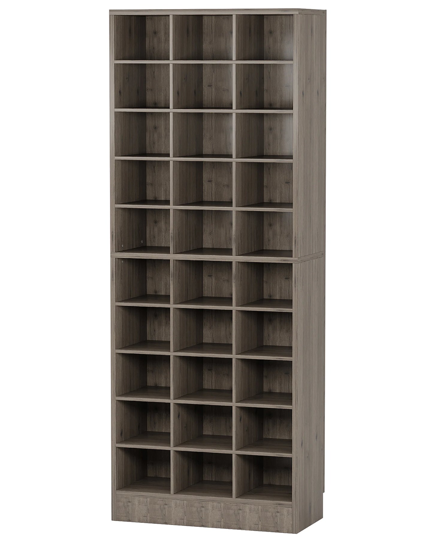 Tribesigns Wooden Shoe Cabinet Eight Tier Display Shelf Rack