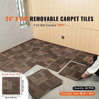 Padded Carpet Tiles For Soft And Anti Slip Indoor Flooring