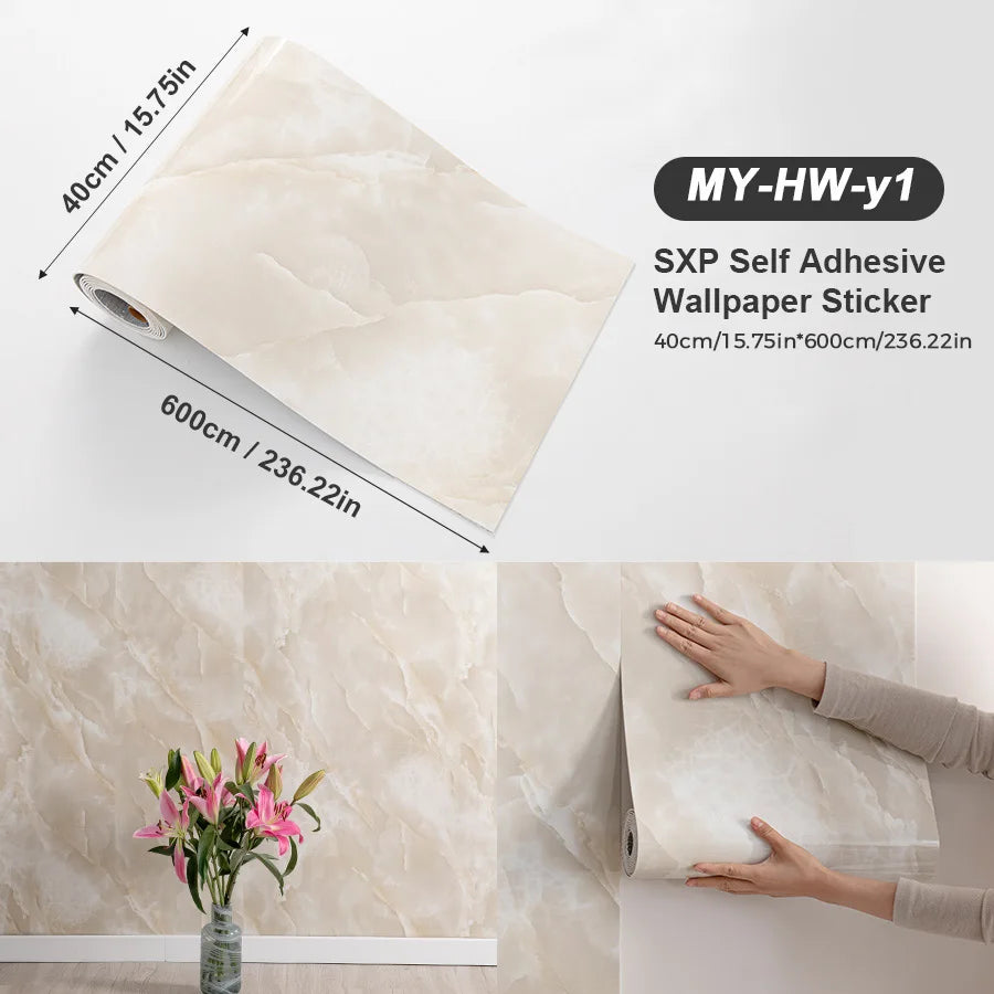 Self-Adhesive Marble Wall Sticker Peel And Stick For Indoor Use