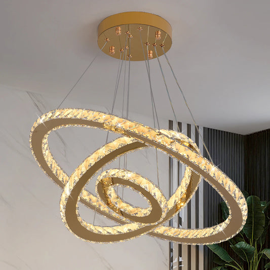 Vinilky Crystal Pendant Ceiling Light Fixture Modern Home Decor