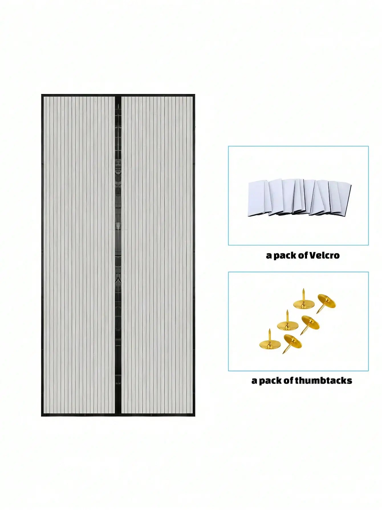 Summer Breathable Magnetic Mosquito Screen Door For Balcony Living Room