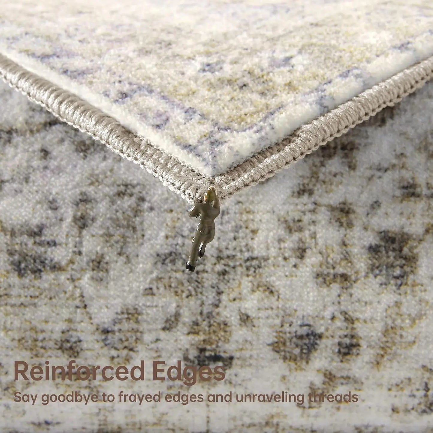 Ultra Soft Washable Area Rugs Non Slip Backing Stain Resistant