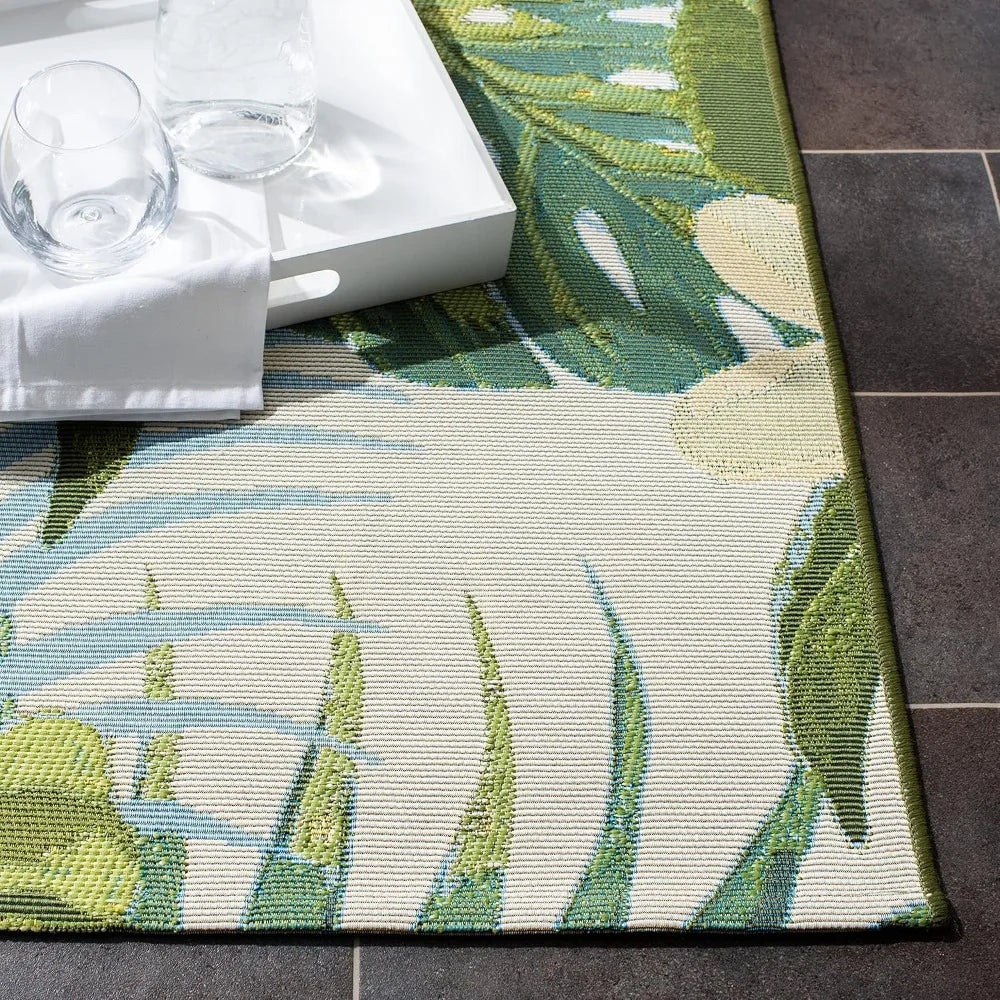 Non-Shedding Washable Outdoor Rug For Patio And Backyard