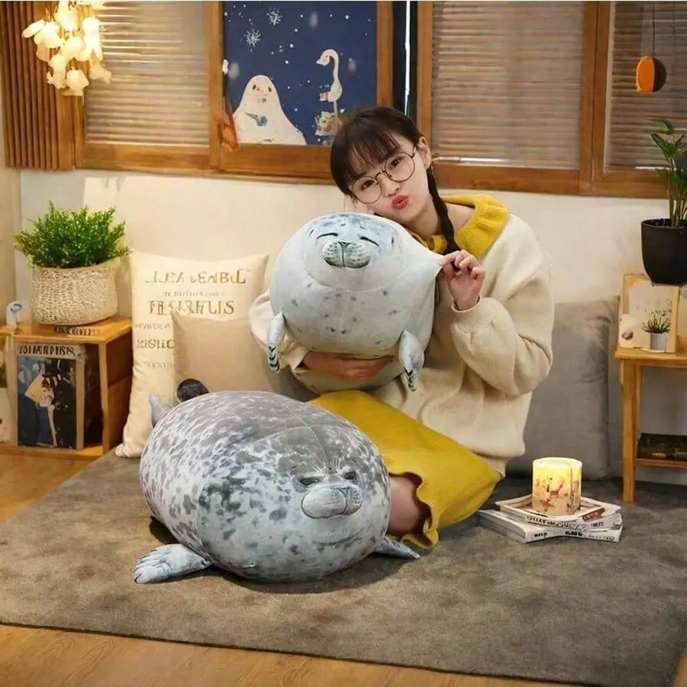 Sea Lion Throw Pillow Realistic Soft Hypoallergenic Lumbar Support