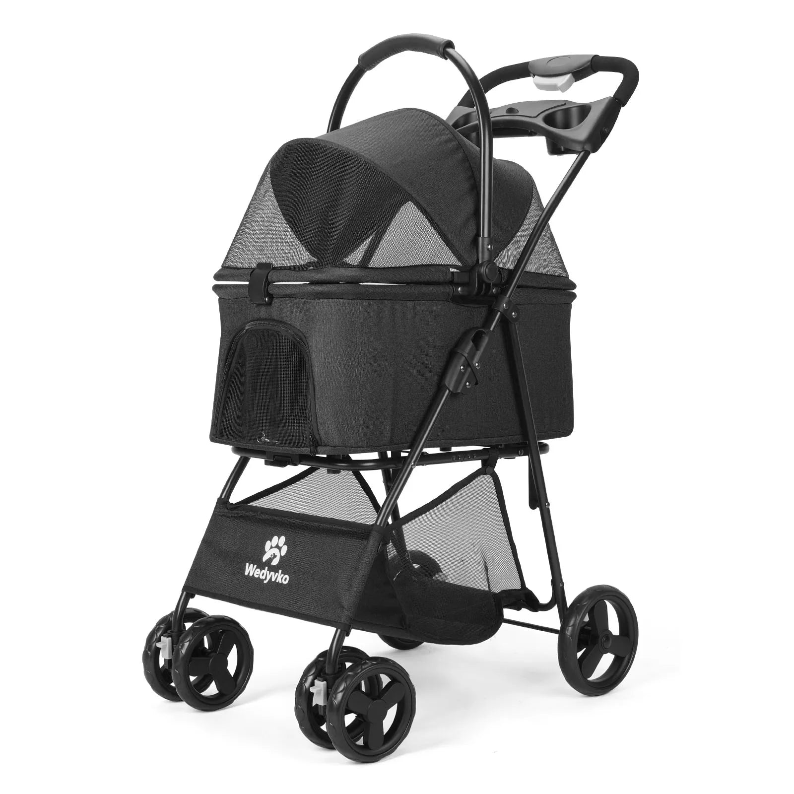 Pet Stroller 3 In 1 With Removable Carrier All Terrain